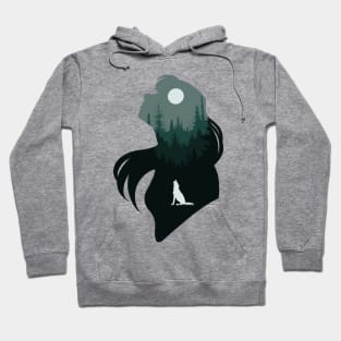 Raised With A Wolf In Her Chest Hoodie